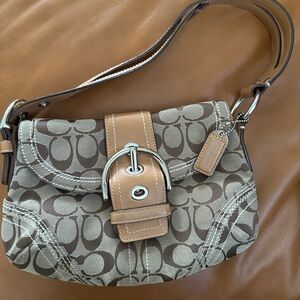 Coach Tan and Brown soho